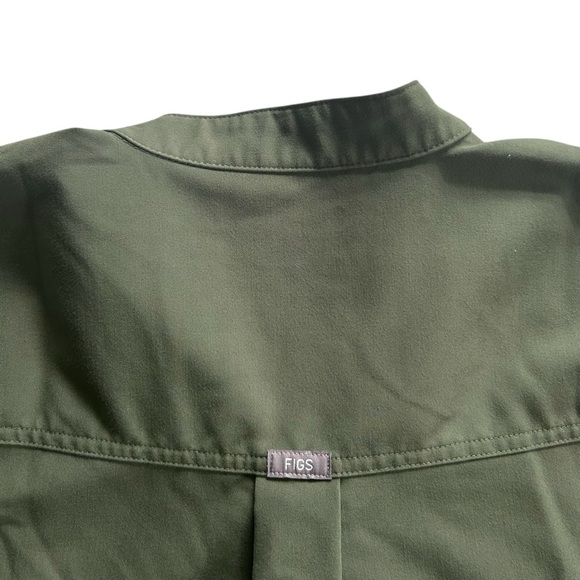 FIGS SET Moss Rafaela Oversized Scrub Top AND  High Waisted Livingston Pants L - Picture 8 of 16